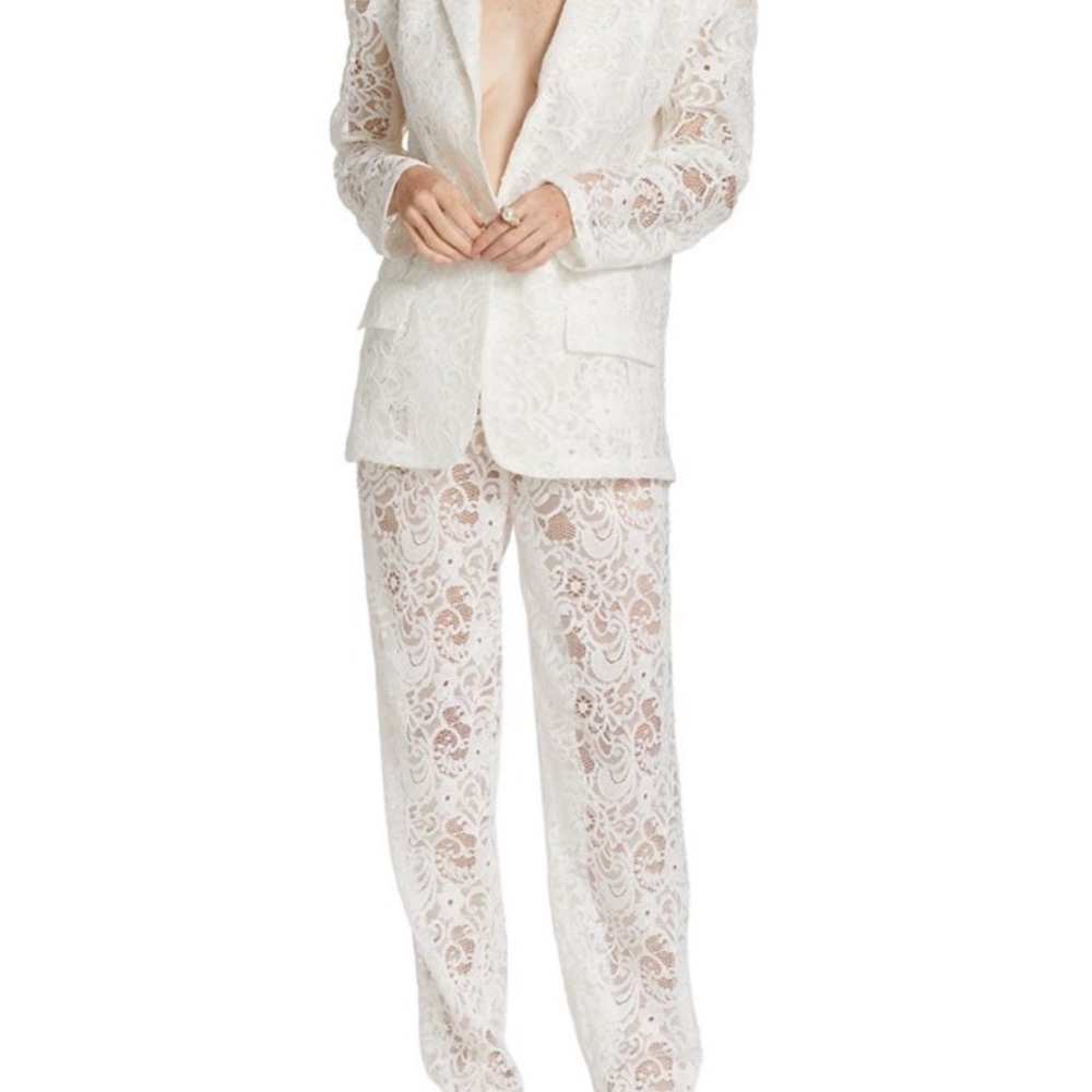 Ronny Kobo Lace blazer and Pant